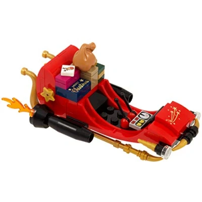 Image of Santas Christmas Rocket Sleigh Made with Genuine LEGO parts Instructions Included