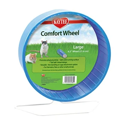 Image of Kaytee Comfort Exercise Wheel, 8.5 inch(21.6cm), Large, for Hamsters, Mice, Rats (Assorted Colours)