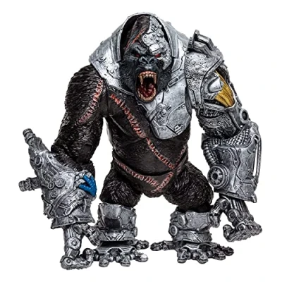 Image of McFarlane Toys, Spawn Comic Cygor Mega Figure with 22 Moving Parts, Collectible Collectors Stand Base Ages 12+