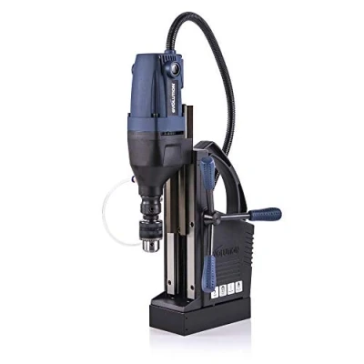 Image of Evolution Power Tools 090 0005 S28MAG Industrial Steel Magnetic Drill,Navy Blue, 28 mm, 230 V