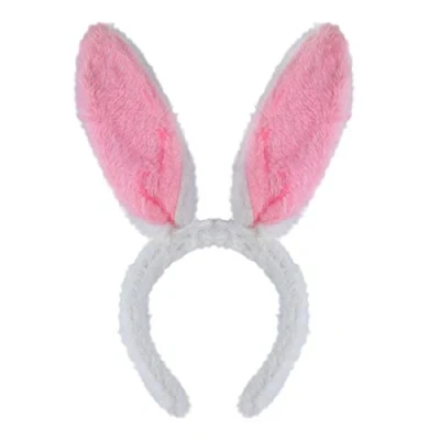 Image of Easter Novelty Dress up White / Pink Bunny Ears Headband