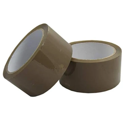 Image of 1 LARGE ROLL OF EXTRA WIDE BUFF BROWN POLYPROPYLENE PACKAGING PARCEL TAPE 3 INCHES x 66 METRES PER 75mm 66m BOX SEALING PACKING MAILING POSTAL POSTAGE