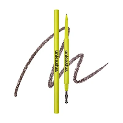Image of UNLEASHIA Shaper Defining Eyebrow Fixer &amp; Pencil (Pencil No2. Kraft Brown)