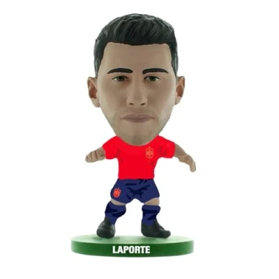 Image of SoccerStarz Spain Aymeric Laporte Home Kit