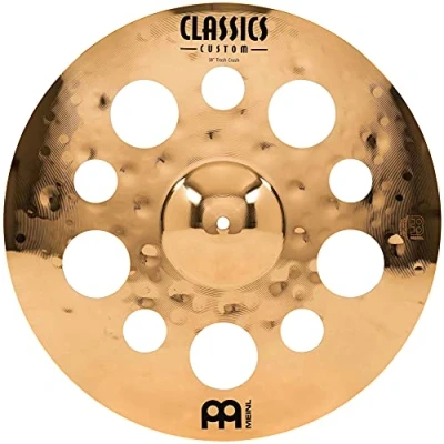 Image of Meinl Cymbals Classics Custom Brilliant Trash Crash Cymbal 18 inch (Video) for Drum Set (45,72cm) B12 Bronze, Finish, Made in Germany (CC18TRC B)