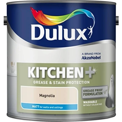 Image of Dulux Kitchen+ Matt 2.5L Magnolia (818940)