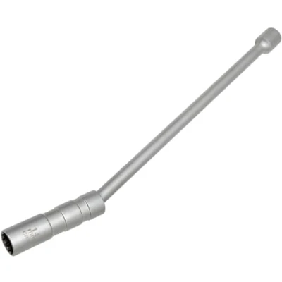 Image of ZKTOOL 14mm Long Rod Universal Joint Magnetic Spark Plug Wrench, Thin Wall 12 Point 3/8 Inch CR V Swivel Extension Socket, Puller, Removal Tools