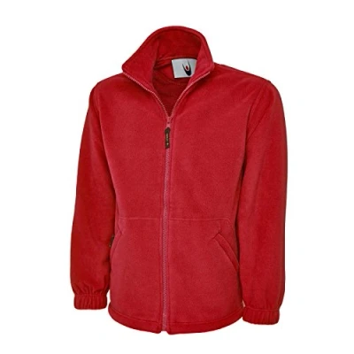 Image of Uneek UC604 Red XXL 300 GSM Classic Full Zip Micro Fleece Jacket XX Large