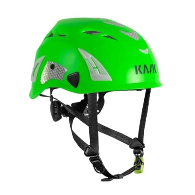 Image of KASK SUPERPLSAMA PL HI VIZ WHE00109 EN 12492 NEW 2023 (FLUO LIME)