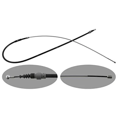 Image of 6Q7609721E Brake Cable FEBI BILSTEIN 48308 Left Rear, Right Rear 1882, 1070mm SKODA: Roomster