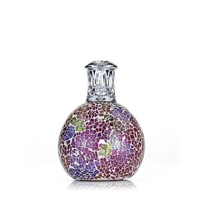 Image of ASHLEIGH &amp; BURWOOD Fragrance Lamp Pearlescence Small 30 40 Minutes Burn Time Hand Crafted Silver