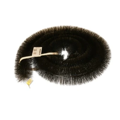 Image of 3 x 4m (12 metres) 100mm Black Hedgehog Gutter Brush Leaf guard stops blocked gutters