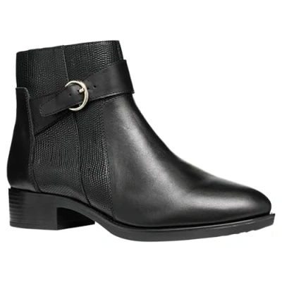 Image of Geox Women&#039;s D Felicity A Ankle Boot, Black, 7 UK