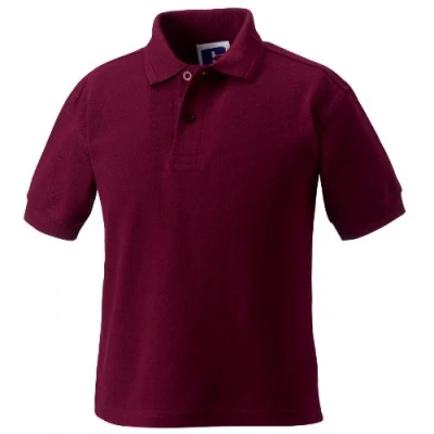 Image of Jerzees Schoolgear Childrens Hardwearing Polo Shirt (9 10) (Burgundy)