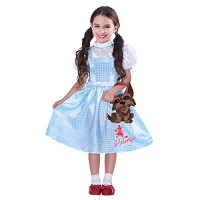 Image of Amscan 9906056 Kids Officially Licensed Warner Bros Wizard of Oz Dorothy Fancy Dress Costume Age: 8 10 Yrs