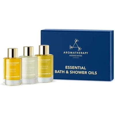 Image of Aromatherapy Associates Essential Bath &amp; Shower Oils 3x9ml