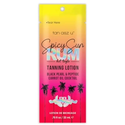 Image of Tan Asz U Spicy Sun Rum Hot Tingle Tanning Lotion (22ml)