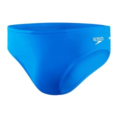 Image of Speedo Men&#039;s Essential Eco Endurance+ 7cm Swimming Briefs Chlorine Resistant Recycled Fabric Swim Fitness Training Holiday Speedos, Bondi Blue, 42