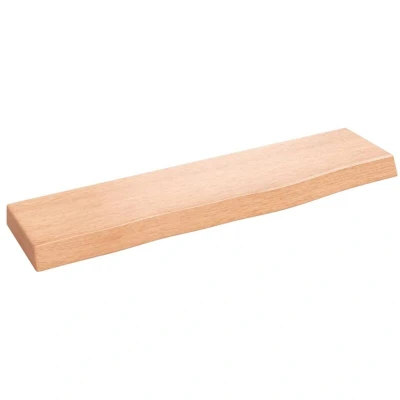 Image of vidaXL Wall Shelf Light Brown 40x10x2 cm Treated Solid Wood Oak