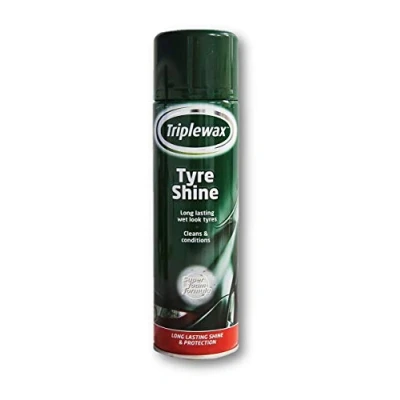 Image of Triplewax Tyre Shine Wash Foam Care Cleaner 500ml x 2