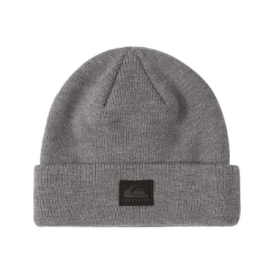 Image of Quiksilver Boys Performer 2 Youth Beanie Hat, MEDIUM GREY WASH