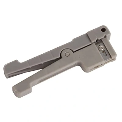 Image of 45 163 162 Coaxial Cable Fiber Optic Jacket Wire Stripper Cutter Crimper Stripping Tool for Industry Simplex and a Variety of Cable(45 162)