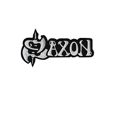 Image of Saxon Heavy Metal Band_2 Patch Badge Embroidered Iron on Applique Souvenir Accessory
