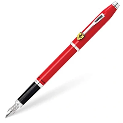 Image of Cross Ferrari Century II Fine Nib Fountain Pen Corsa Pink Lacquer and Rhodium