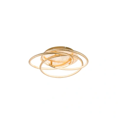 Image of Globo Barna an LED ceiling lamp in a golden design