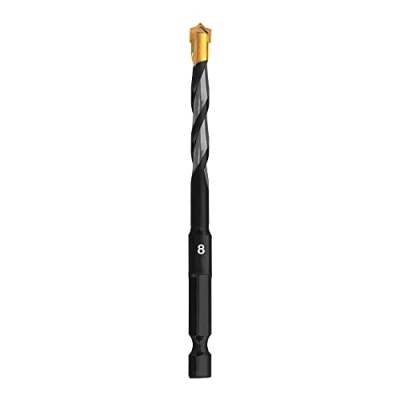 Image of Multi Material Drill Bit Ø 8mm Construction Ultimate Professional Hex 9 Rotary and Impact Drills Accessories, Purpose Drilling for Block Brick Soft Tile Wood Plastic Metal