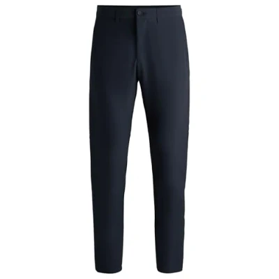 Image of BOSS Mens T Commuter Reg Water Repellent Regular fit Trousers in Stretch Material