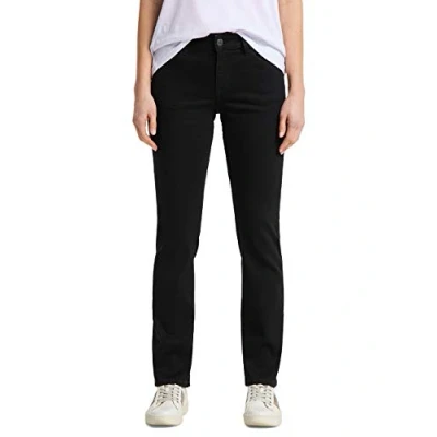 Image of MUSTANG Women&#039;s Julia Straight Jeans, Black (Midnight 490), 30W x 30L