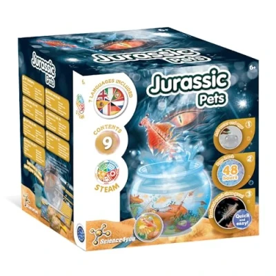 Image of Science4you Jurassic Pets (Triops family) Water Dragons Kit, Grow Your Own Aquatic Sea Creatures, Science Kits for Kids Age 6+, Toys and Games, Gifts 6+ year old Boys Girls
