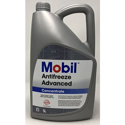Image of Mobil Antifreeze Advanced Concentrate 5L, clear red violet.