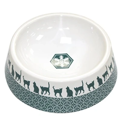 Image of Pet Brands Christmas Cat Ceramic Bowl