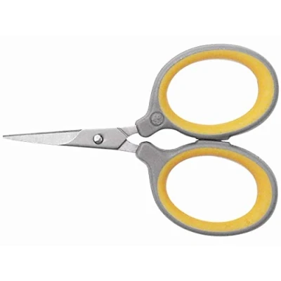 Image of Westcott E 30420 00 Titanium Super Softgrip Scissors, 7.6 cm, Grey/Yellow
