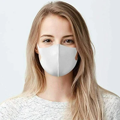 Image of True Face Mask Washable Reusable Breathable Fabric 10 Pcs Off White Colour Pack