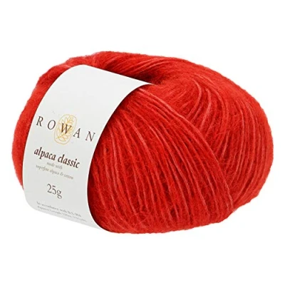 Image of Rowan Alpaca Classic Yarn, Vermilion (120), 25g