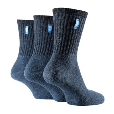 Image of Jeep Ladies 6 Pack Vintage Boot Socks Crew Length Cotton Retro Fashion (4 8, Blue)