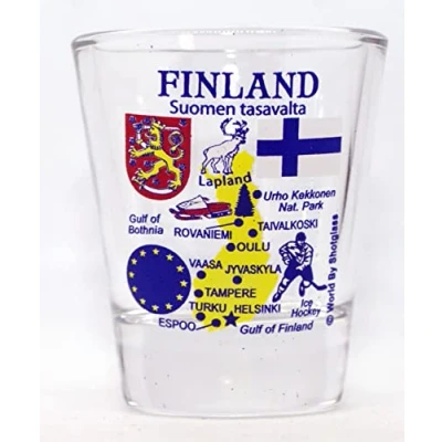 Image of Finland EU Series Landmarks and Icons Shot Glass