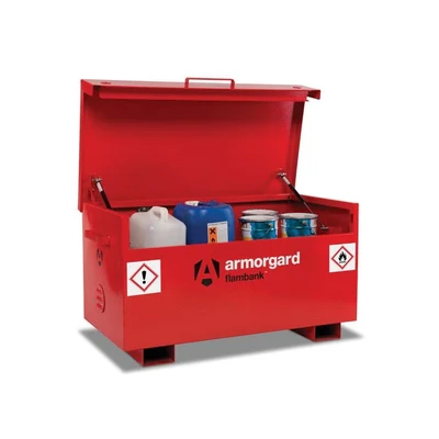 Image of Armorgard Flambank Hazardous Storage Boxes FB2 1275W x 665D x660Hmm Type of Box