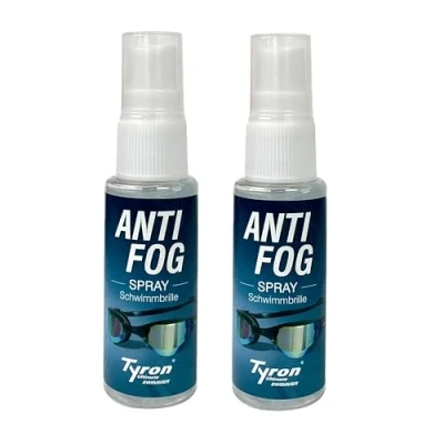 Image of Tyron anti fog spray, suitable for swimming and diving goggles, works quickly effectively, 30 ml capacity, pack of 2
