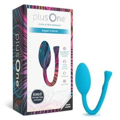 Image of plusOne Vibrating Kegel Trainer Pelvic Floor Muscle for Bladder Control, Postnatal Recovery, and Enhance Intimate Wellness