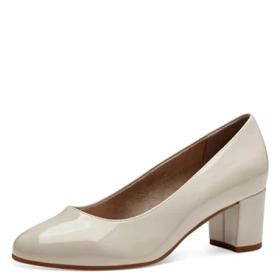 Image of Jana Women&#039;s 8 22475 42 Pumps, Ivory Gloss, 4 UK
