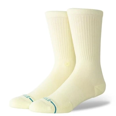Image of Stance ICON Unisex Socks, Size: 5.5 7.5, Butter