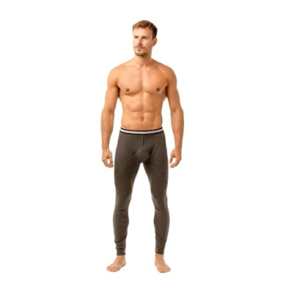 Image of Haigman Men&#039;s 2 Pack Long Thermal Trousers (XXL, UK, 50 52 in, 127 132cm, Grey)
