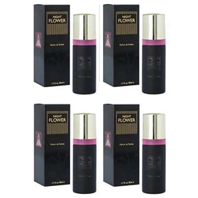Image of NIGHT FLOWER 4 PACK BY MILTON LLOYD 55ML PARFUM DE TOILETTE/PERFUME