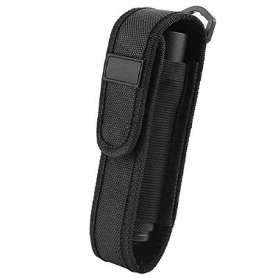 Image of Flashlight Pouch, 20.5cm Molle LED Torch Holster Holder Cover Case for Outdoor Hunting Camping Hiking (L)