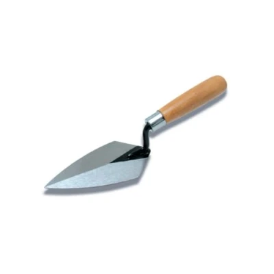 Image of MARSHALLTOWN QLT by 925 7 Inch 3 Pointing Trowel with Wooden Handle