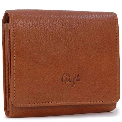 Image of Gigi Ladies Leather Purse with Gift Box Women&#039;s Medium Wallet/Coin Giovanna 4285 Tan